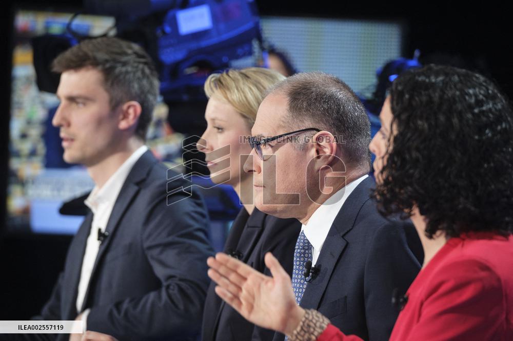 European Election Debate With The French Candidates - Brussels