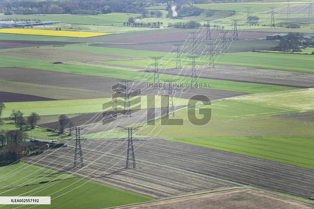 Normandy Landscape Illustration
