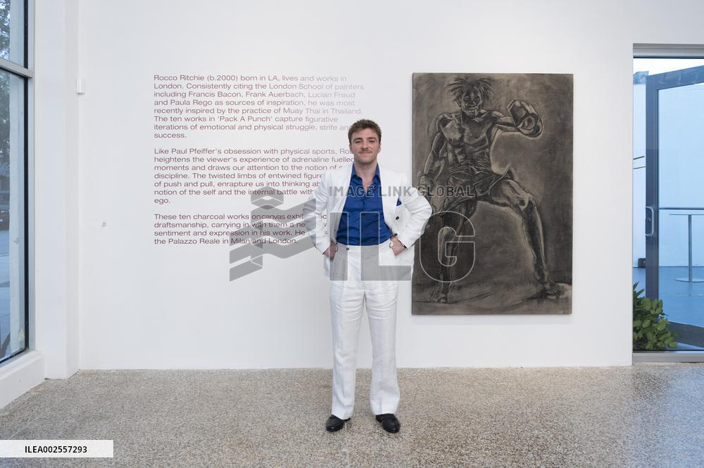 Rocco Ritchie Hosts Exhibition Of Latest Art 'Pack A Punch' - Miami