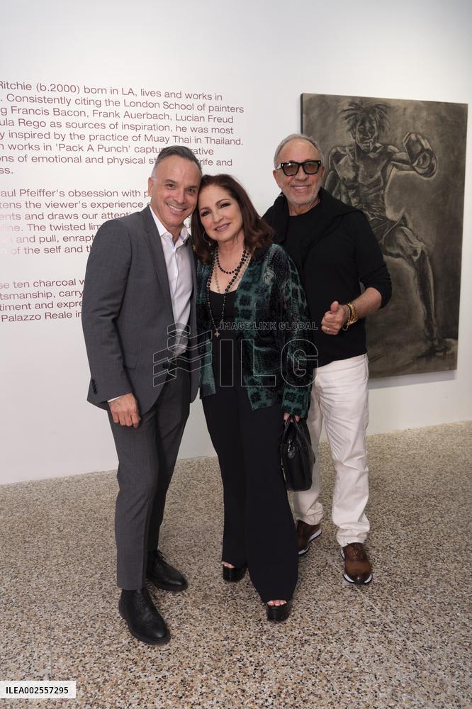 Rocco Ritchie Hosts Exhibition Of Latest Art 'Pack A Punch' - Miami