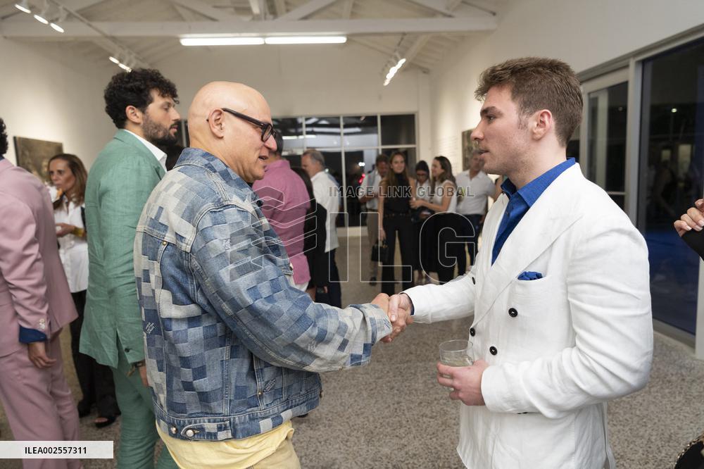 Rocco Ritchie Hosts Exhibition Of Latest Art 'Pack A Punch' - Miami