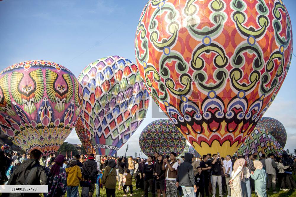 INDONESIA-WONOSOBO-BALLOON FESTIVAL-EID AL FITR HOLIDAY