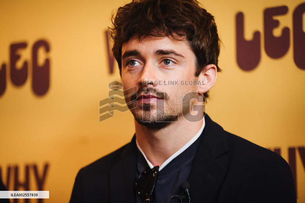 Charles Leclerc Presents His New Ice Cream Brand 'Lec' - Milan