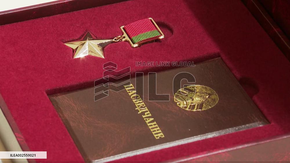 Belarus' first female astronaut awarded title of "Hero of Belarus"