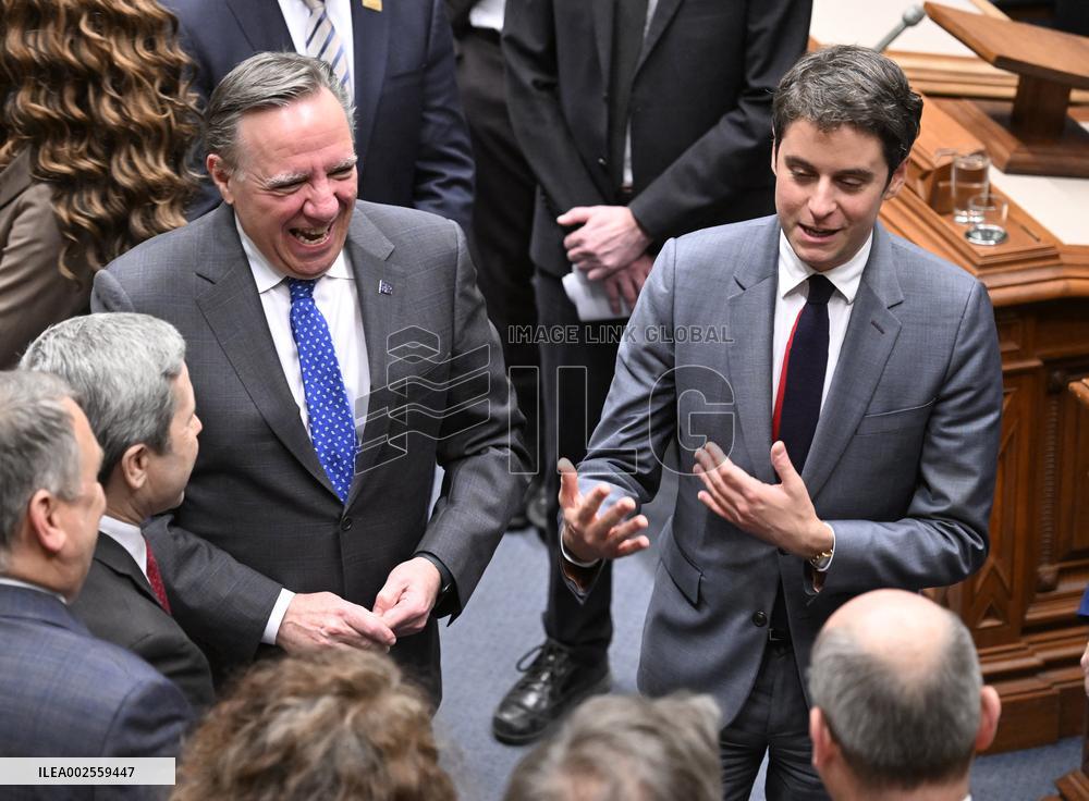 French PM Attal Visits Quebec