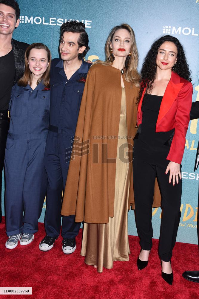 Angelina Jolie Attends The Outsiders Opening Night - NYC