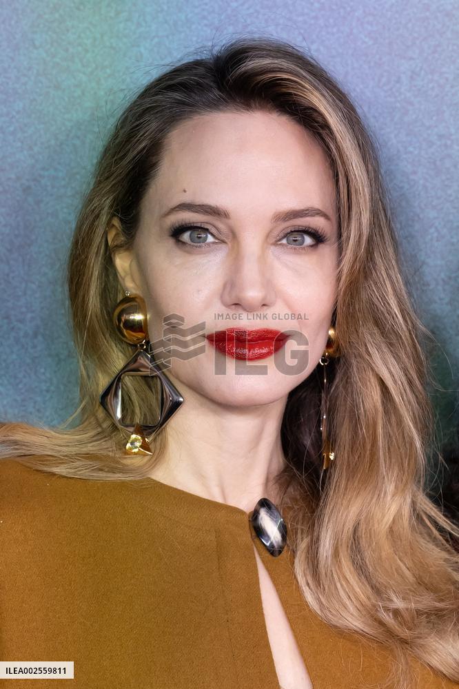 Angelina Jolie Attends The Outsiders Opening Night - NYC