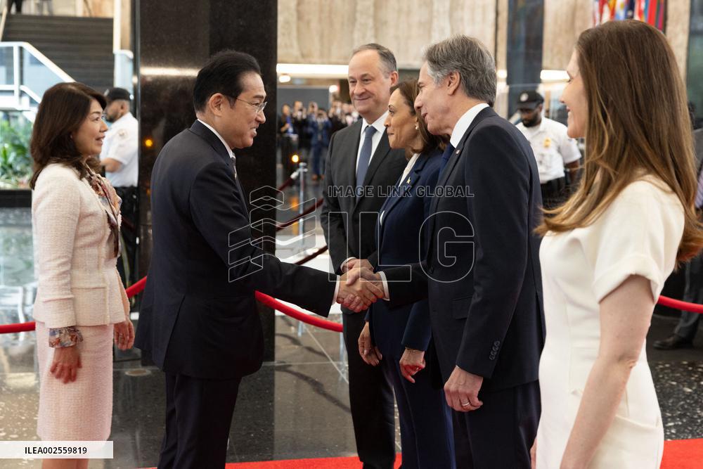 Blinken And Harris Host A Luncheon For Japan’s PM - Washington