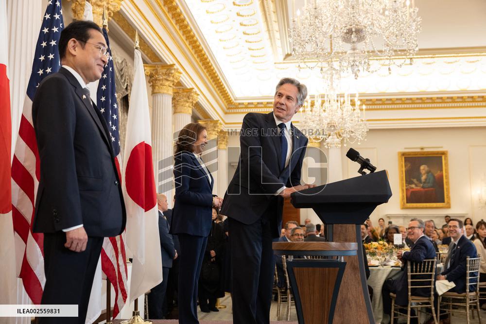 Blinken And Harris Host A Luncheon For Japan’s PM - Washington