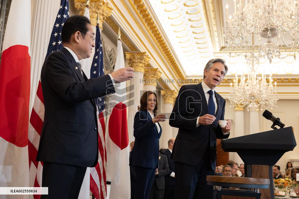 Blinken And Harris Host A Luncheon For Japan’s PM - Washington