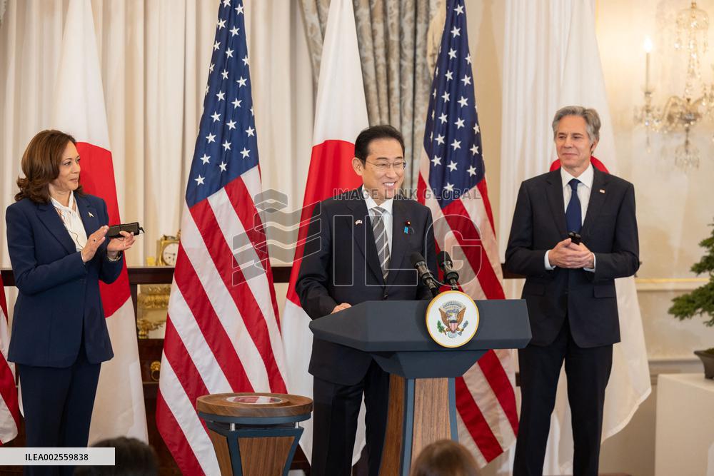 Blinken And Harris Host A Luncheon For Japan’s PM - Washington