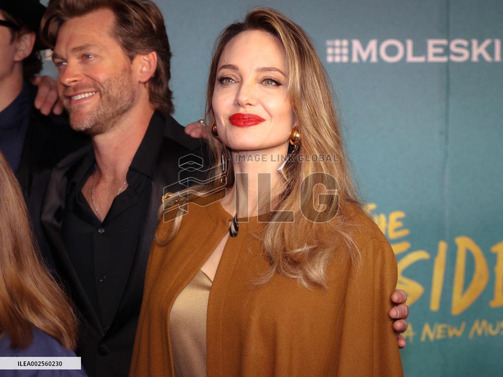 Angelina Jolie Attends The Outsiders Opening Night - NYC