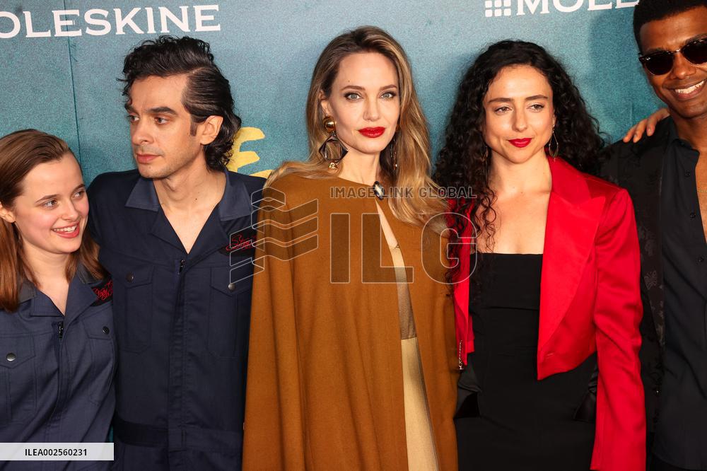 Angelina Jolie Attends The Outsiders Opening Night - NYC