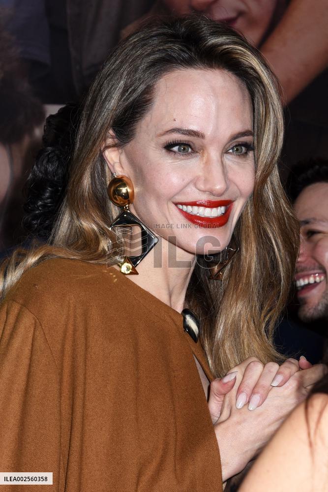 Angelina Jolie Attends The Outsiders Opening Night - NYC