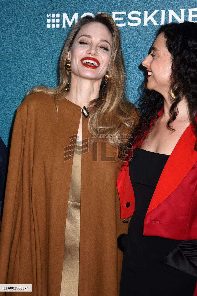 Angelina Jolie Attends The Outsiders Opening Night - NYC