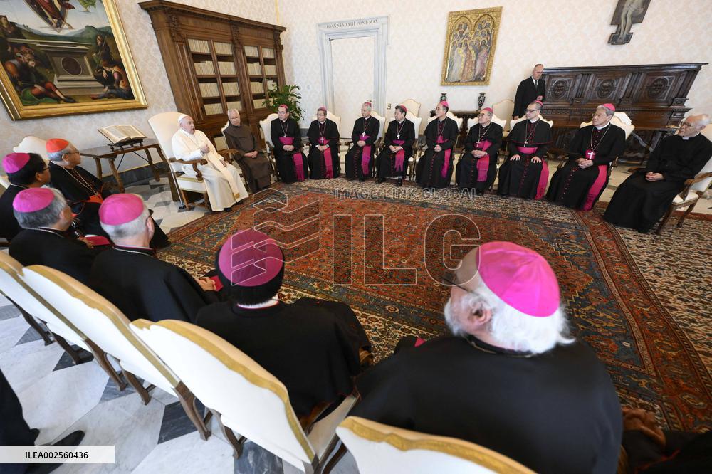 Pope Francis Meets Japanese Bishops - Vatican
