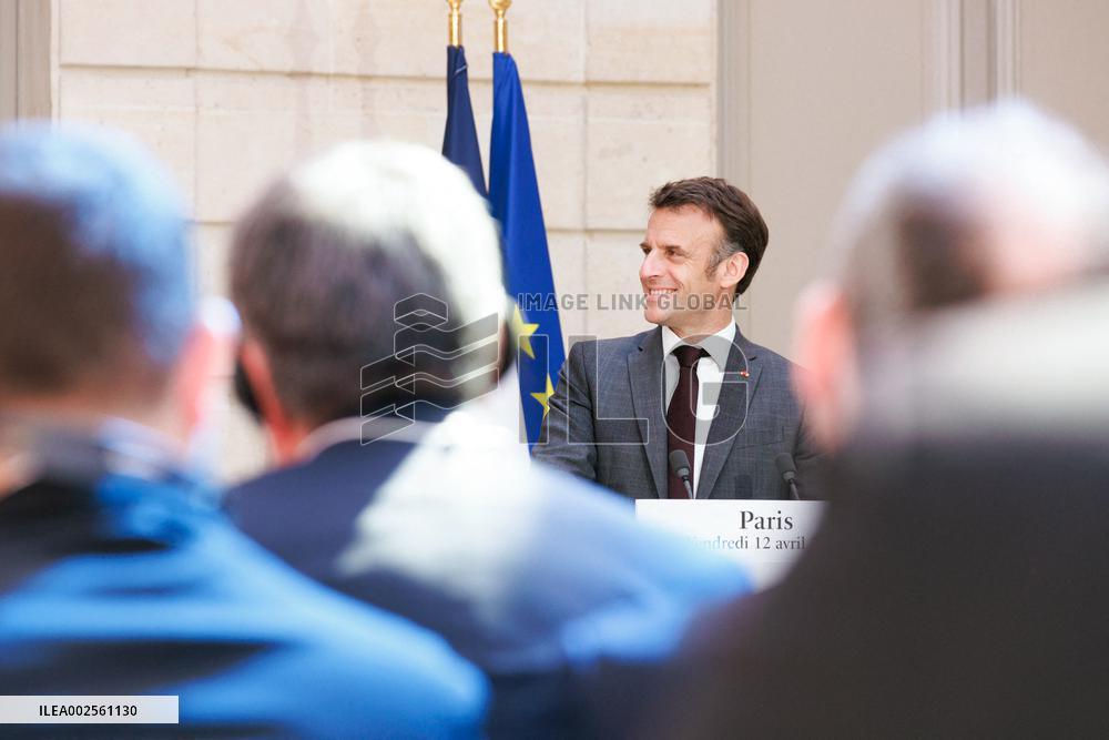 President Macron Welcomes Albania Prime Minister - Paris