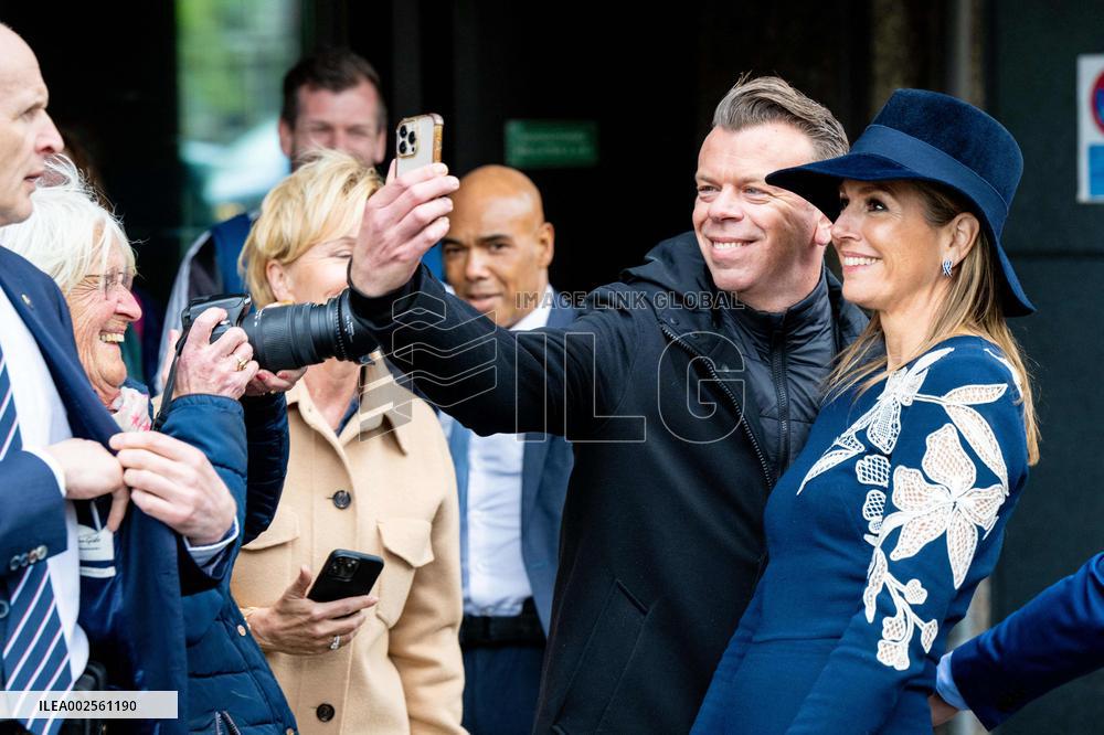 Queen Maxima Visits Amsterdam Stagepact MBO - Netherlands