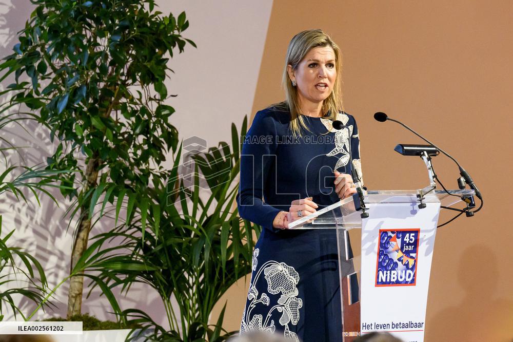 Queen Maxima At Conference Of Nibud - Utrecht