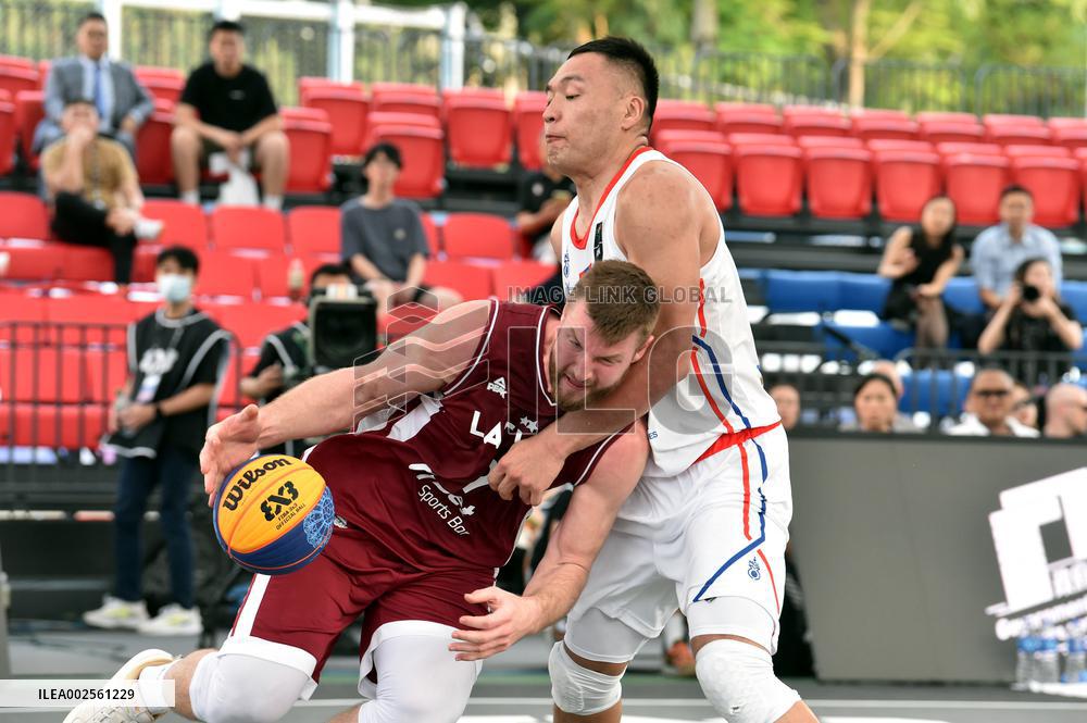 (SP)CHINA-HONG KONG-BASKETBALL-FIBA 3X3-QUALIFYING-MEN'S-LAT VS MGL