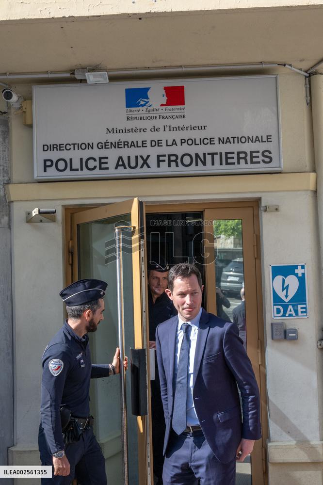 Visit To The Border Post Between France And Italy - Menton