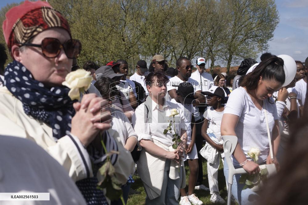 White March In Tribute To Shemseddine - Viry-Chatillon
