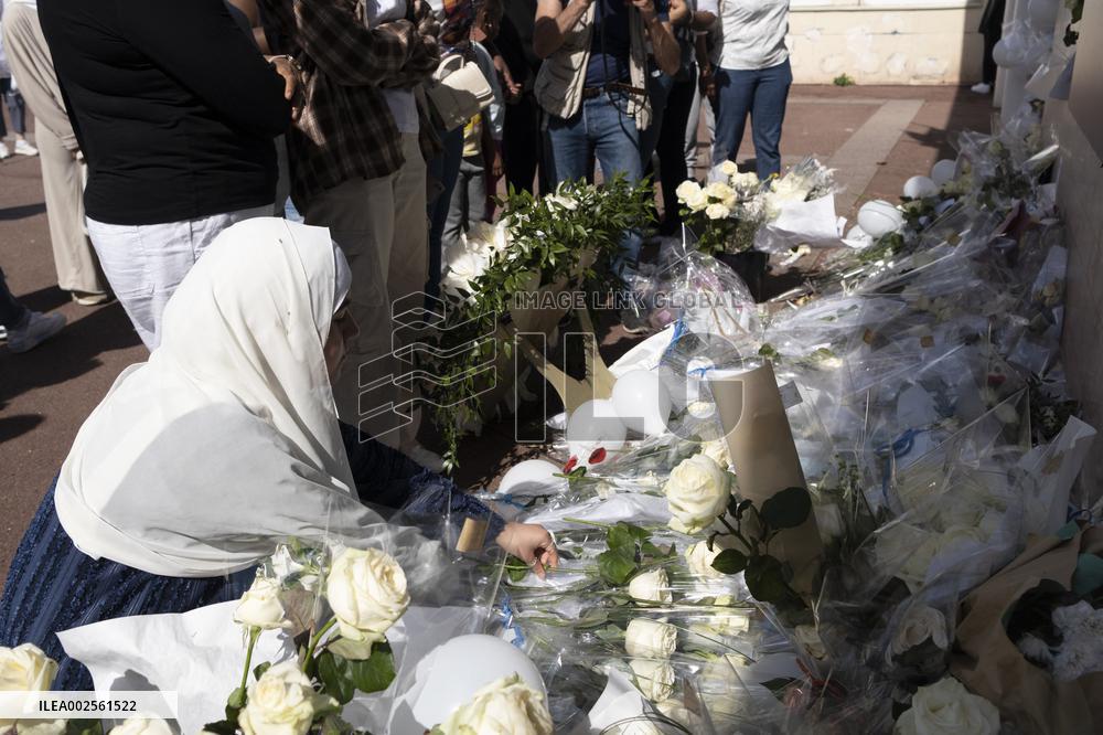 White March In Tribute To Shemseddine - Viry-Chatillon