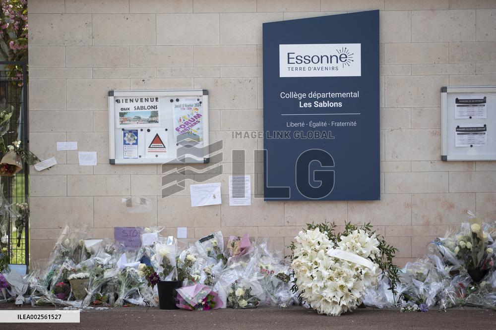 White March In Tribute To Shemseddine - Viry-Chatillon