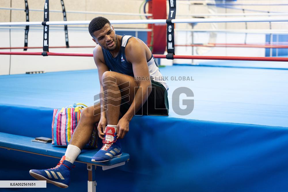 Olympic Boxing training of French FFBOXE Team Athletes - Paris