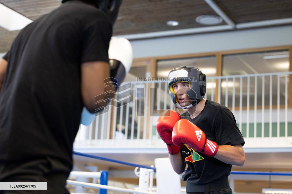 Olympic Boxing training of French FFBOXE Team Athletes - Paris