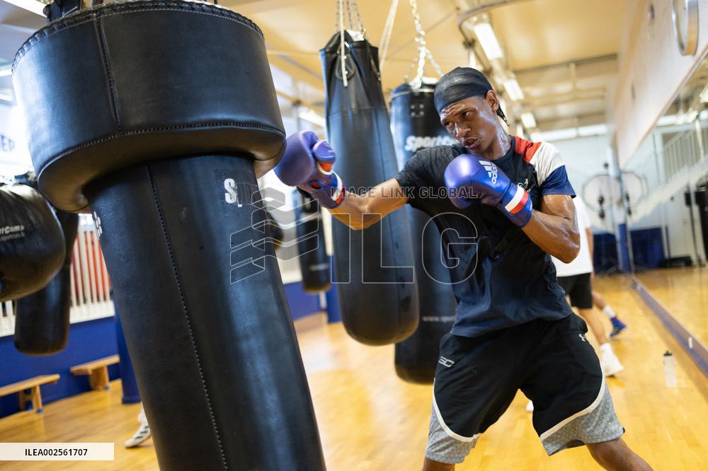Olympic Boxing training of French FFBOXE Team Athletes - Paris