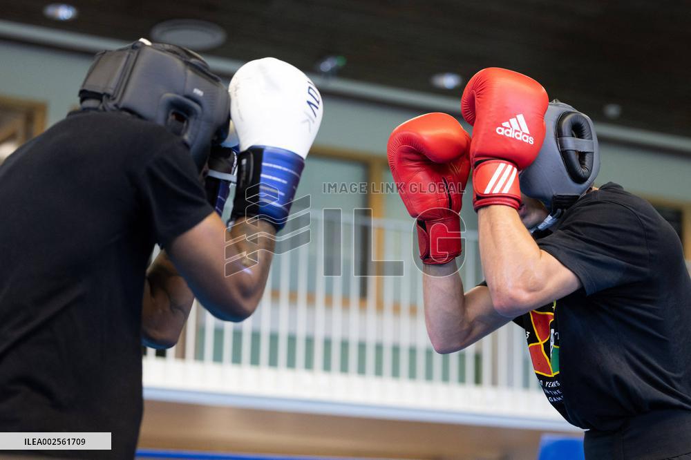 Olympic Boxing training of French FFBOXE Team Athletes - Paris