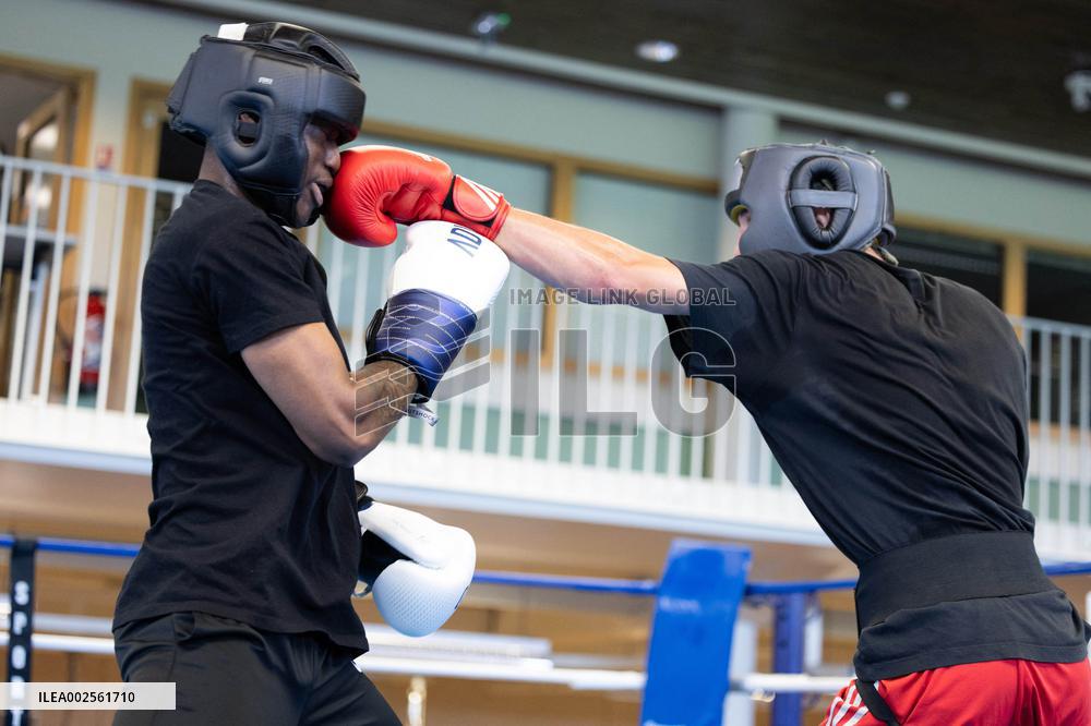 Olympic Boxing training of French FFBOXE Team Athletes - Paris