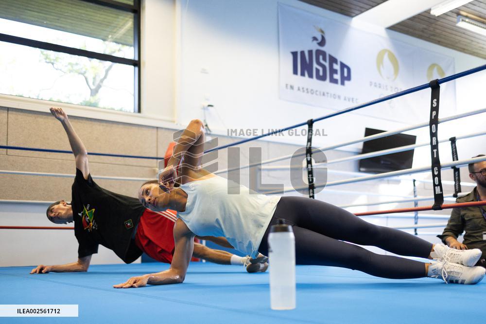 Olympic Boxing training of French FFBOXE Team Athletes - Paris