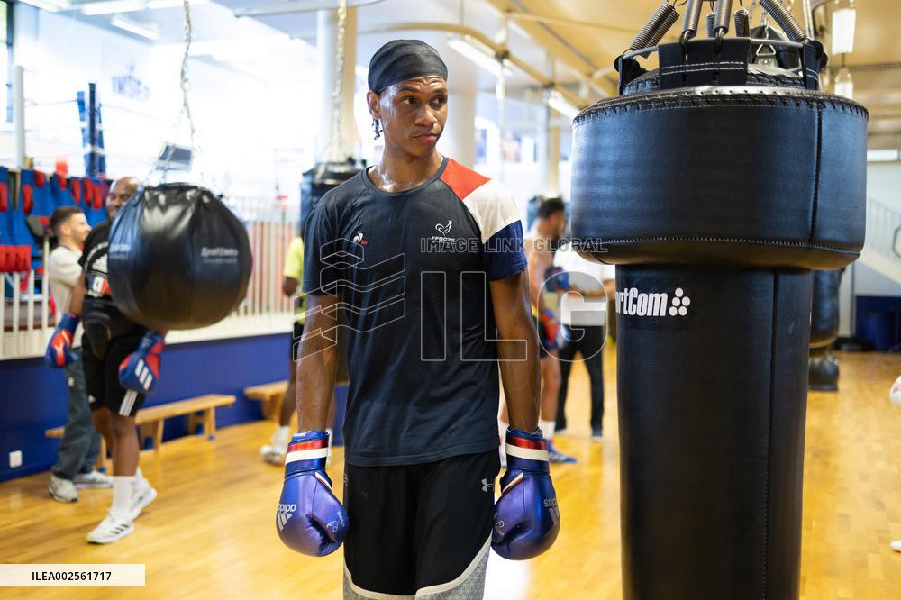 Olympic Boxing training of French FFBOXE Team Athletes - Paris
