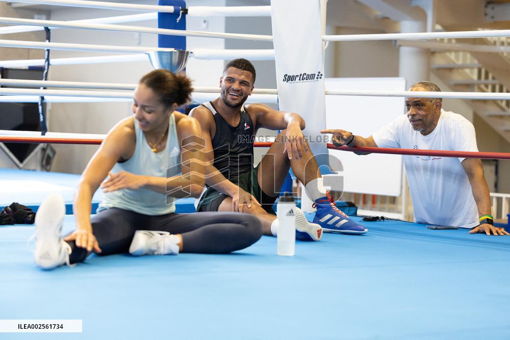 Olympic Boxing training of French FFBOXE Team Athletes - Paris