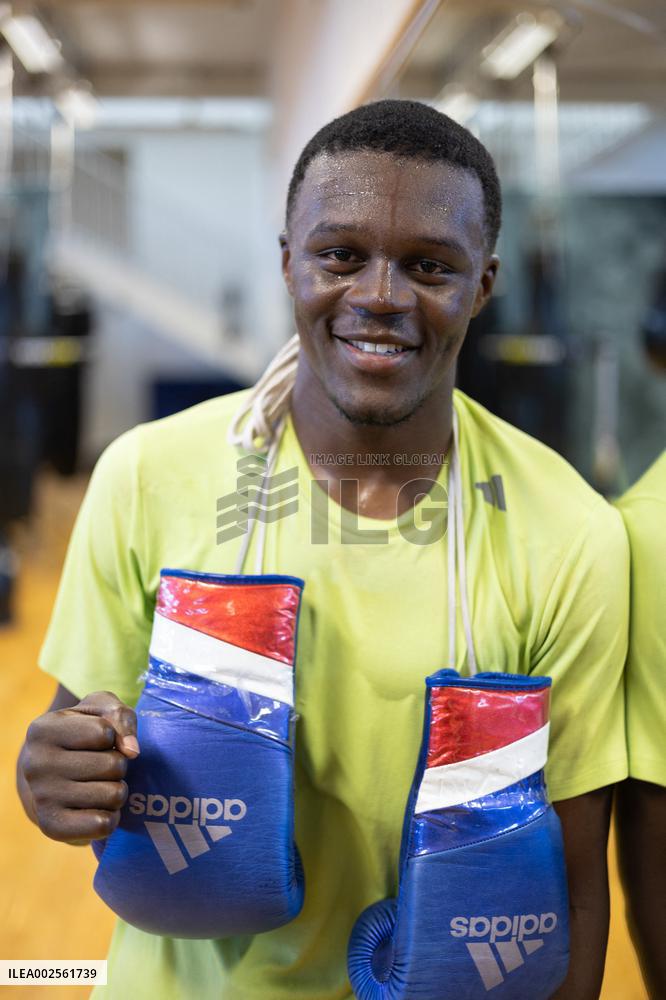 Olympic Boxing training of French FFBOXE Team Athletes - Paris