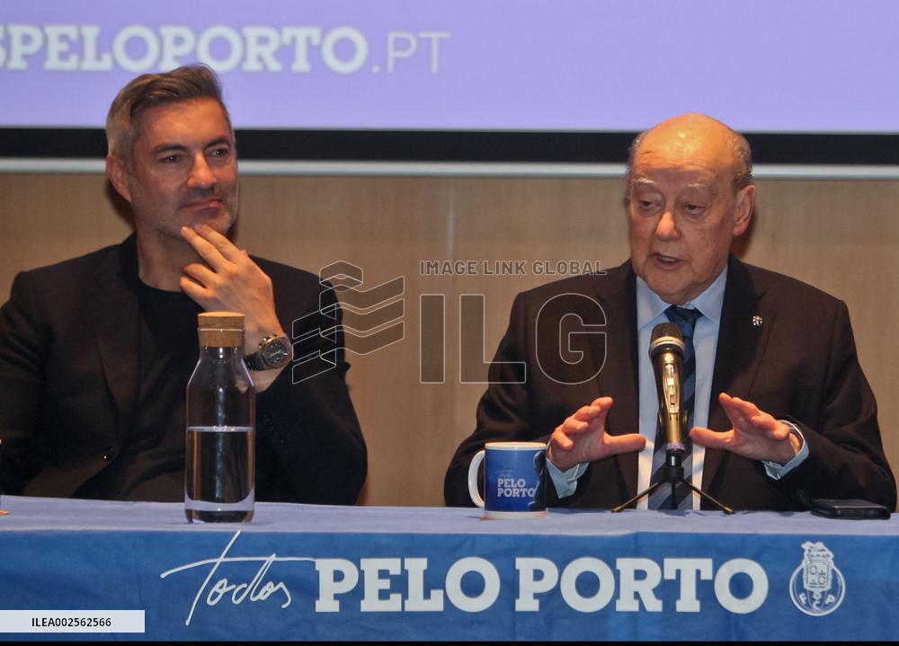 FC Porto/Elections: "All for Porto - conversations with President Pinto da Costa" project in Maia
