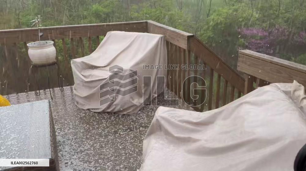 US: Fast-Moving Thunderstorm Brings Intense Hail To Cincinnati Metropolitan Area 2