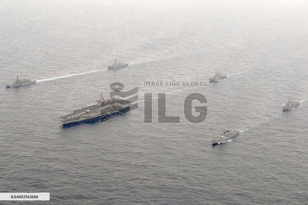 US, Japan And South Korea Hold Drills In Disputed Sea