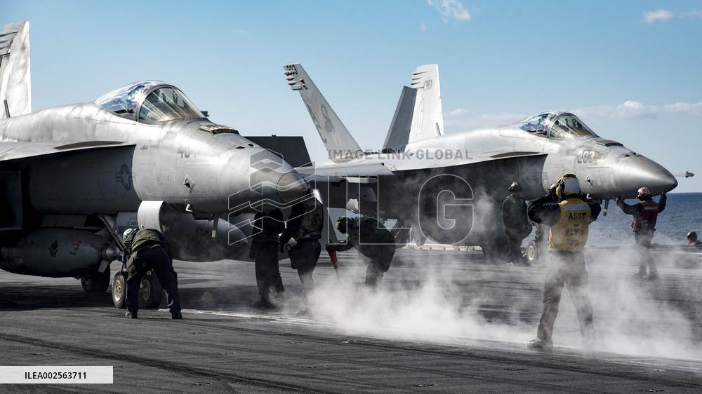 US Moves Aircraft Carrier Toward Israel