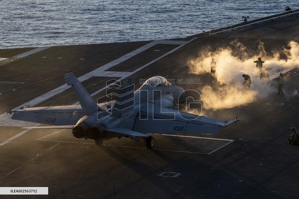 US Moves Aircraft Carrier Toward Israel