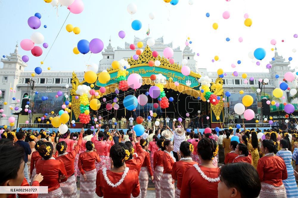 MYANMAR-YANGON-WATER FESTIVAL-CELEBRATION