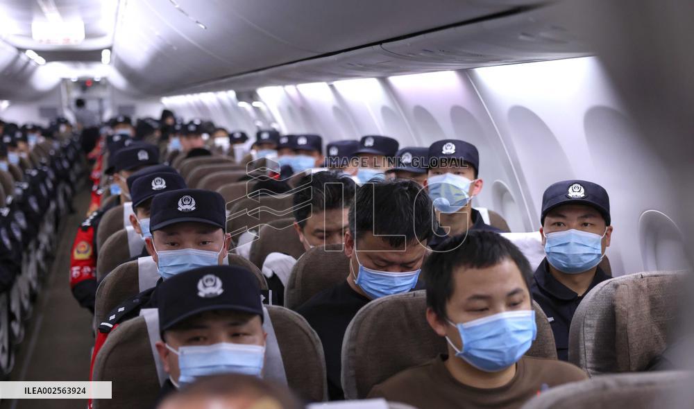 CHINA-HUBEI-WUHAN-GAMBLING-SCAM SUSPECTS-CAMBODIA (CN)