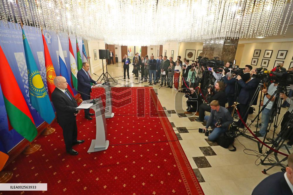 BELARUS-MINSK-CIS COUNCIL-FM-MEETING