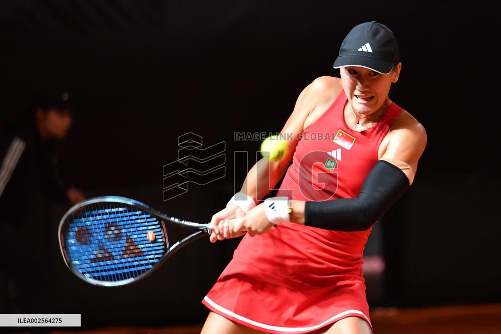 (SP)CHINA-CHANGSHA-TENNIS-BILLIE JEAN KING CUP-CHINA VS SOUTH KOREA