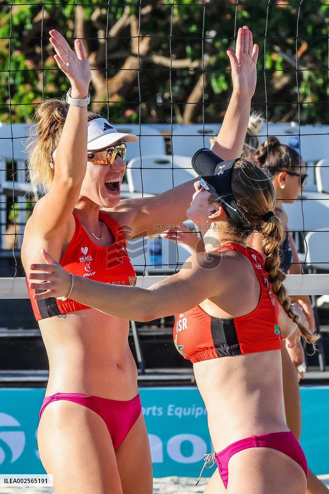 (SP)THE PHILIPPINES-LAGUNA PROVINCE-BEACH VOLLEYBALL-BEACH PRO TOUR FUTURES-QUARTERFINALS