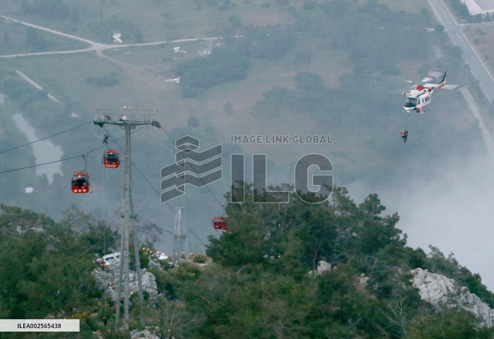 Cable Car Accident In Antalya - Turkey