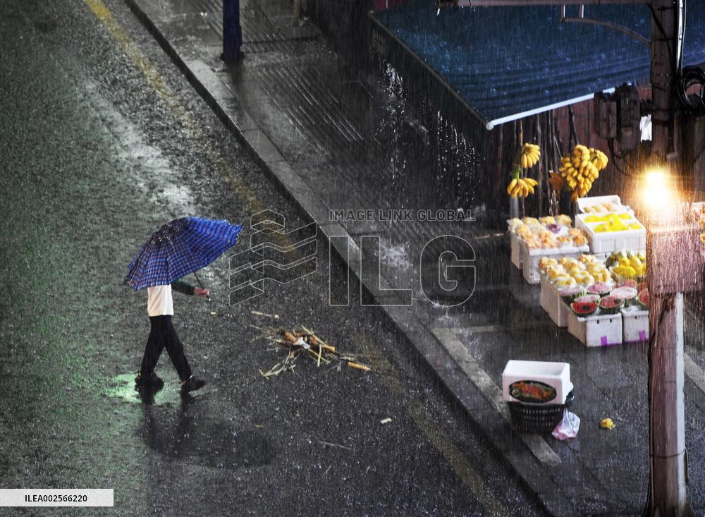 Heavy Rain Hit Jiujiang