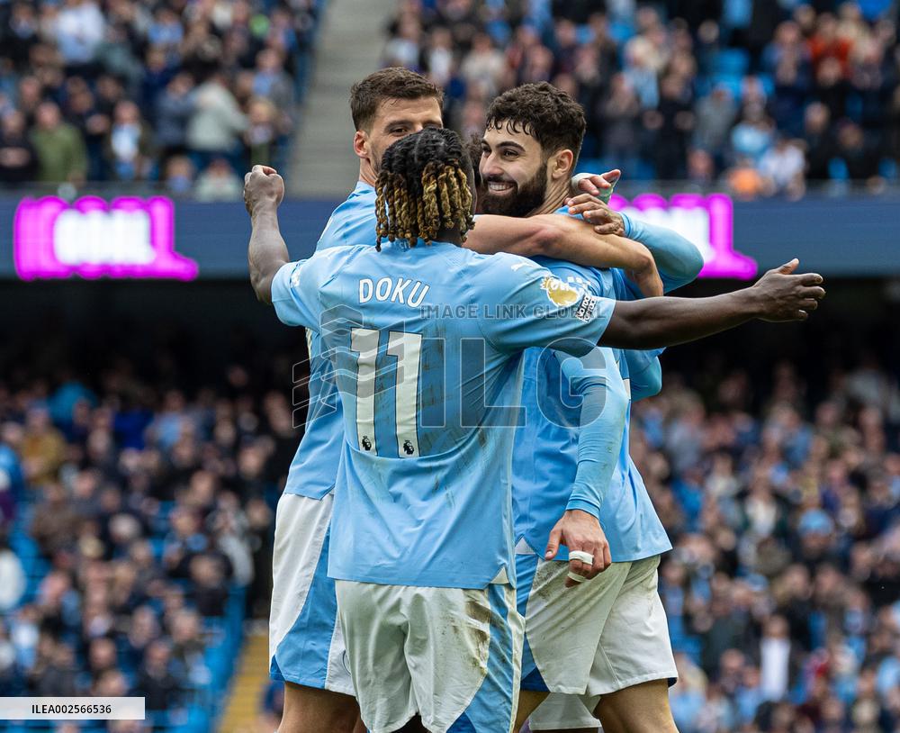 (SP)BRITAIN-MANCHESTER-FOOTBALL-ENGLISH PREMIER LEAGUE-MANCHESTER CITY VS LUTON TOWN